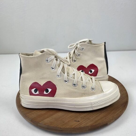 Converse Chuck Taylor All Star Play Comme des Garçons Shoes women's Size 7 Heart - Picture 1 of 16